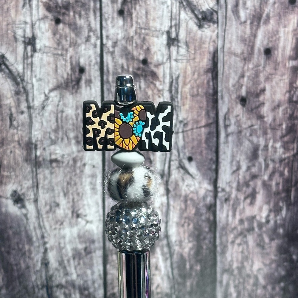 Leopard Print Hair Accessory with Crystal Accents